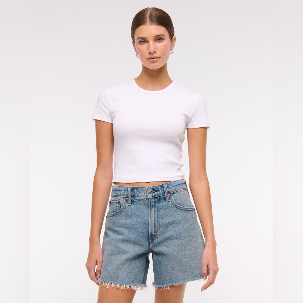 Abercrombie High Rise Dad Short